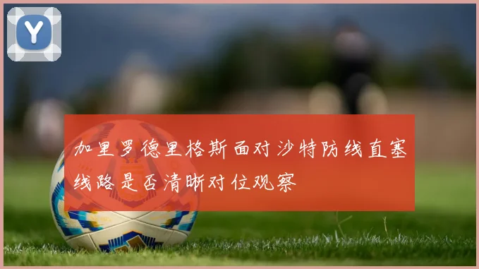 加里罗德里格斯面对沙特防线直塞线路是否清晰对位观察